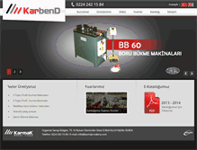 Tablet Screenshot of karmak-makina.com